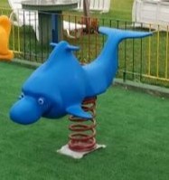 Golfinho Infantil de Mola para Playgrounds
