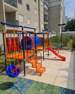 Playground Infantil com Túnel Reto