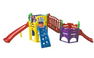 PLAYGROUND DE PLÁSTICO - AQUARIUS C/ ESCORREGADOR | COD: 50007070