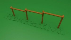 Alogandor de Perna 3 Níveis para Playground