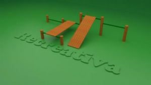 Conjunto Abdominal + Flexão de Braço para Playground