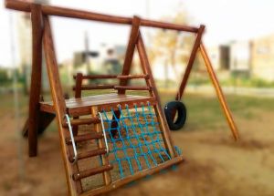 Jungle de madeira para Playground