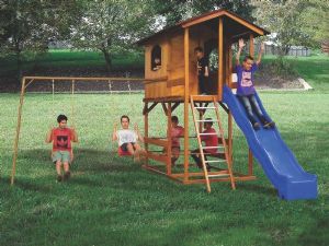 Playground de Madeira Maciça 2