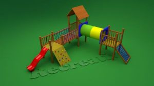 Casinha de Madeira para Playgroun - CASINHA INDAIATUBA