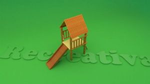 Casinha de Madeira para Playground - CASINHA SÃO PEDRO